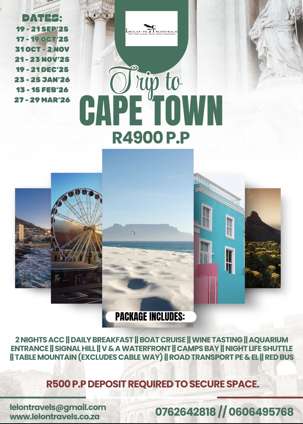 CAPE TOWN 2 NIGHTS