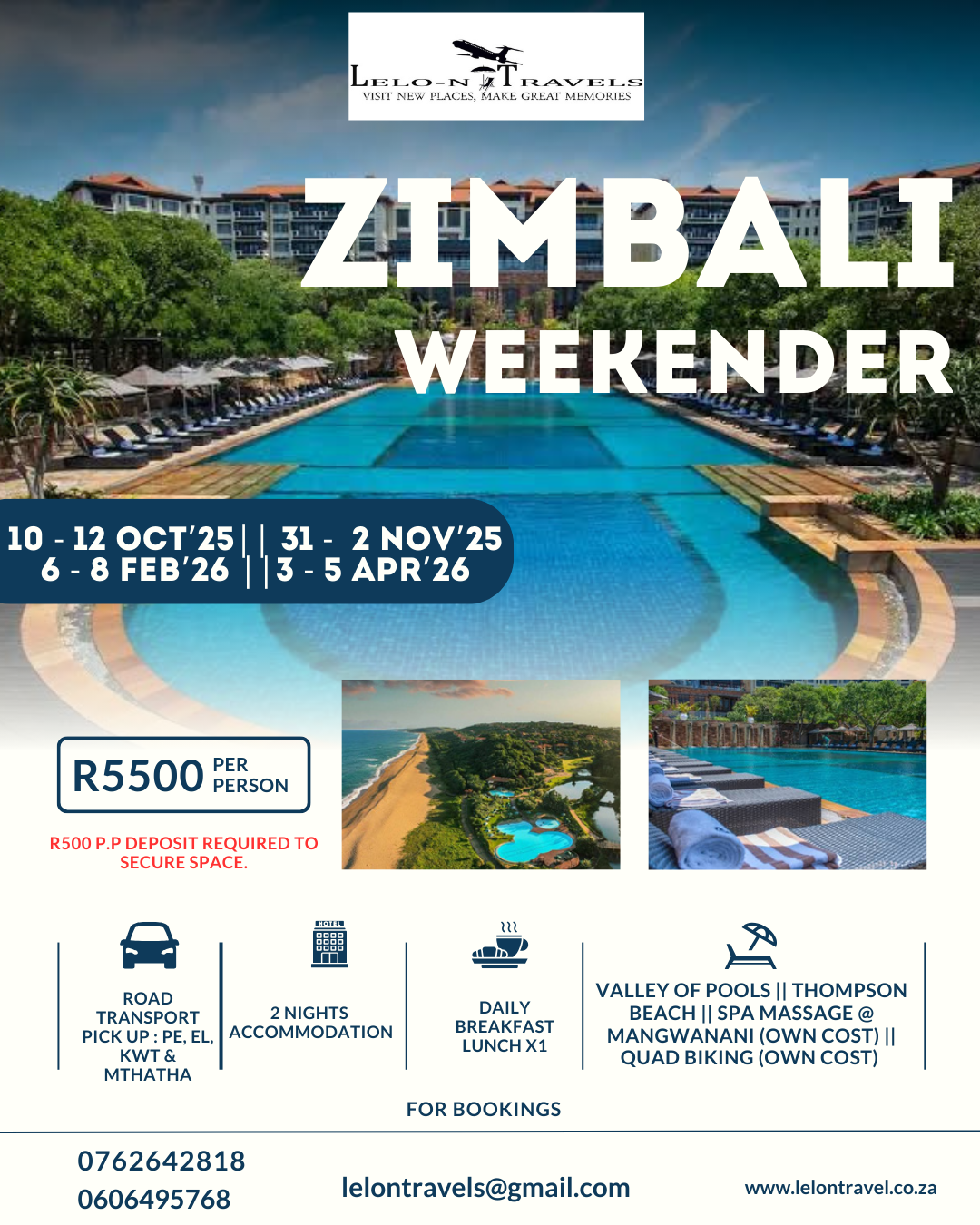 ZIMBALI WEEKENDER
