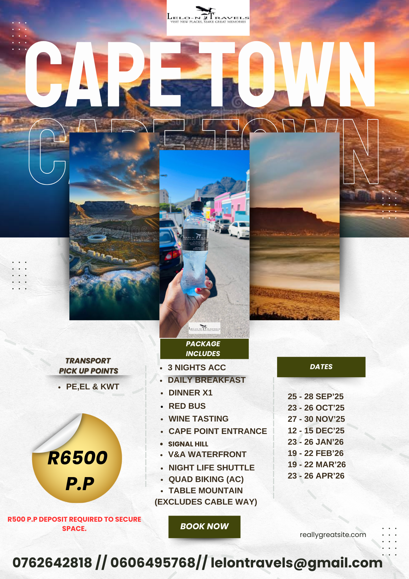 CAPE TOWN (3 NIGHTS)