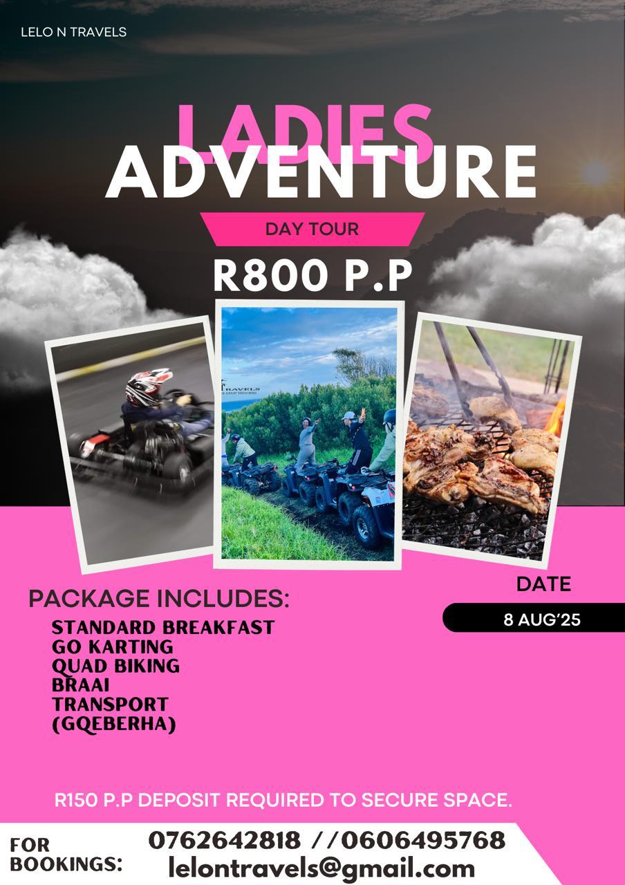 LADIES ADVENTURE DAY TRIP